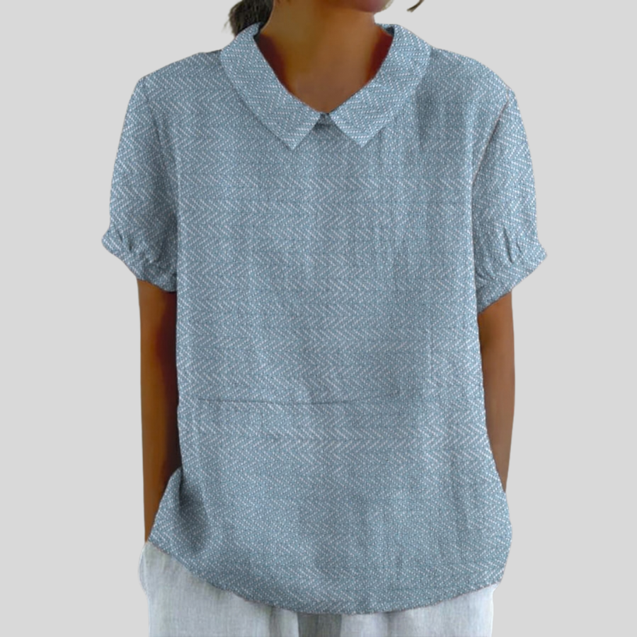 Rozalie | Verfijnde Blouse met Kraag