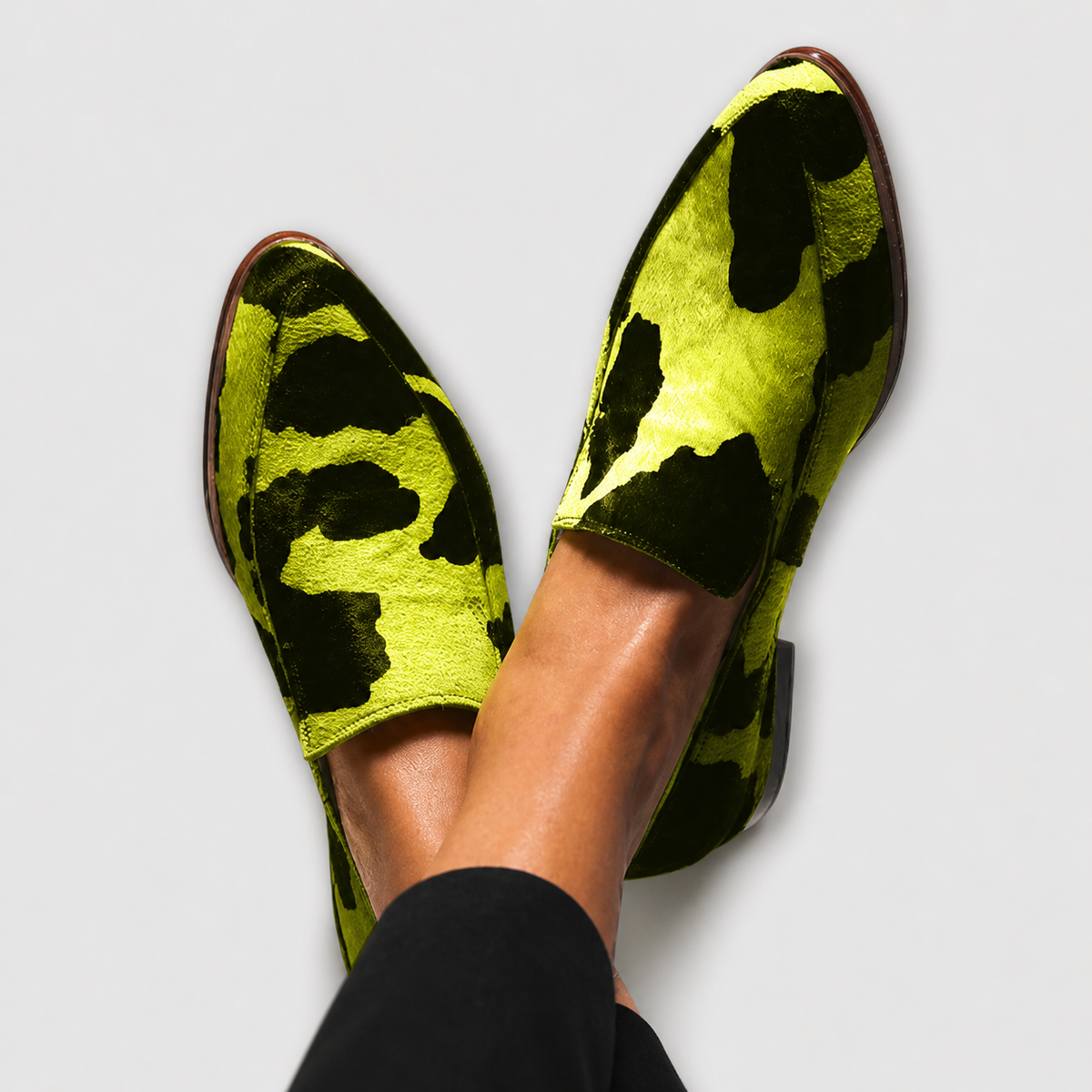Paloma | Loafers met koeienprint
