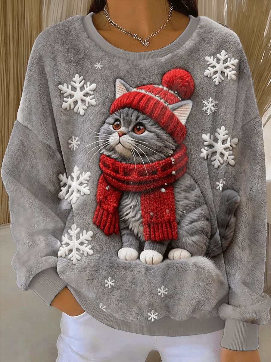 Judith - Kerst Kat Hoodie
