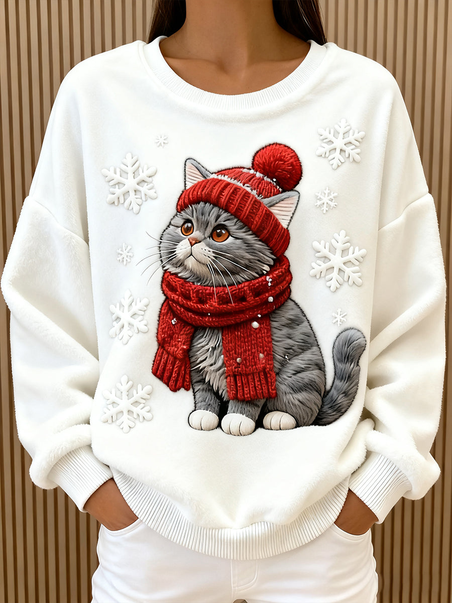 Judith - Kerst Kat Hoodie