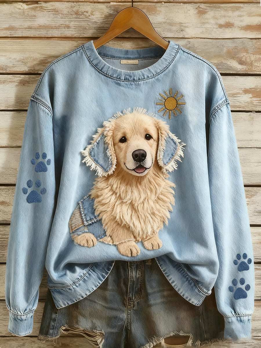 Phyllis - Gouden Puppy Sweatshirt