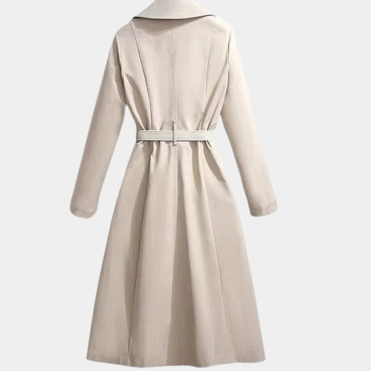 Rozalinde | Getailleerde Klassieke Midi-Trenchcoat