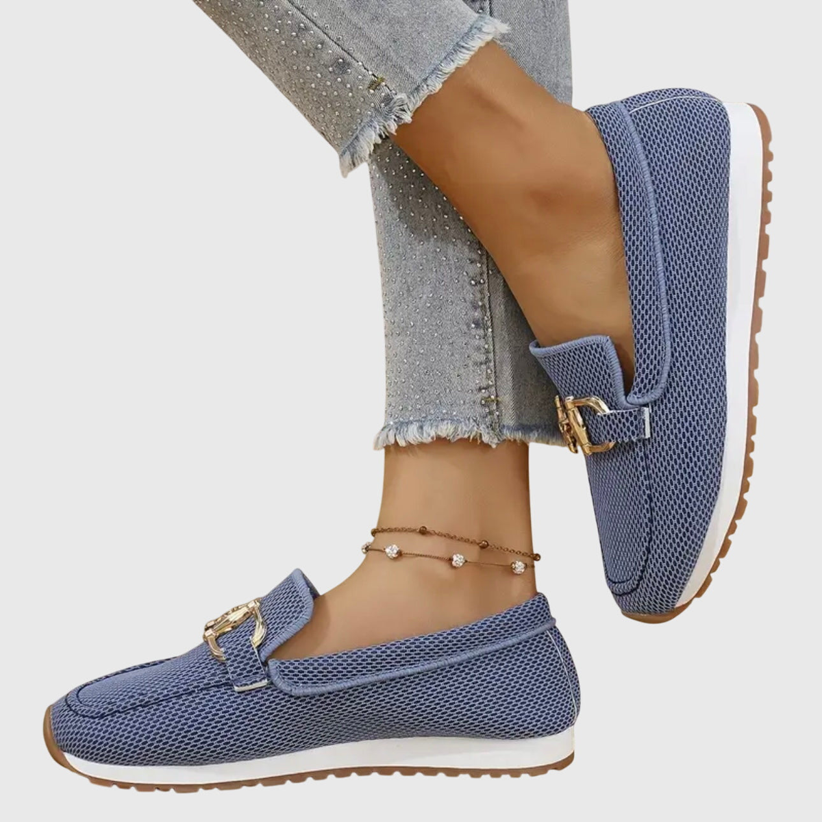 DELACROIX | Instappers Maille Met Platte Platform Michèle