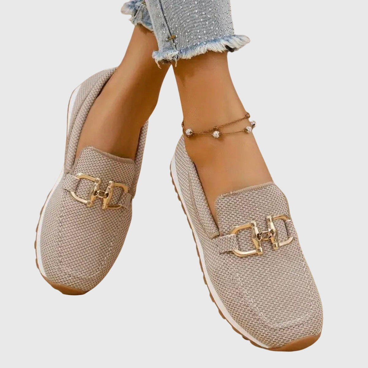 DELACROIX | Instappers Maille Met Platte Platform Michèle