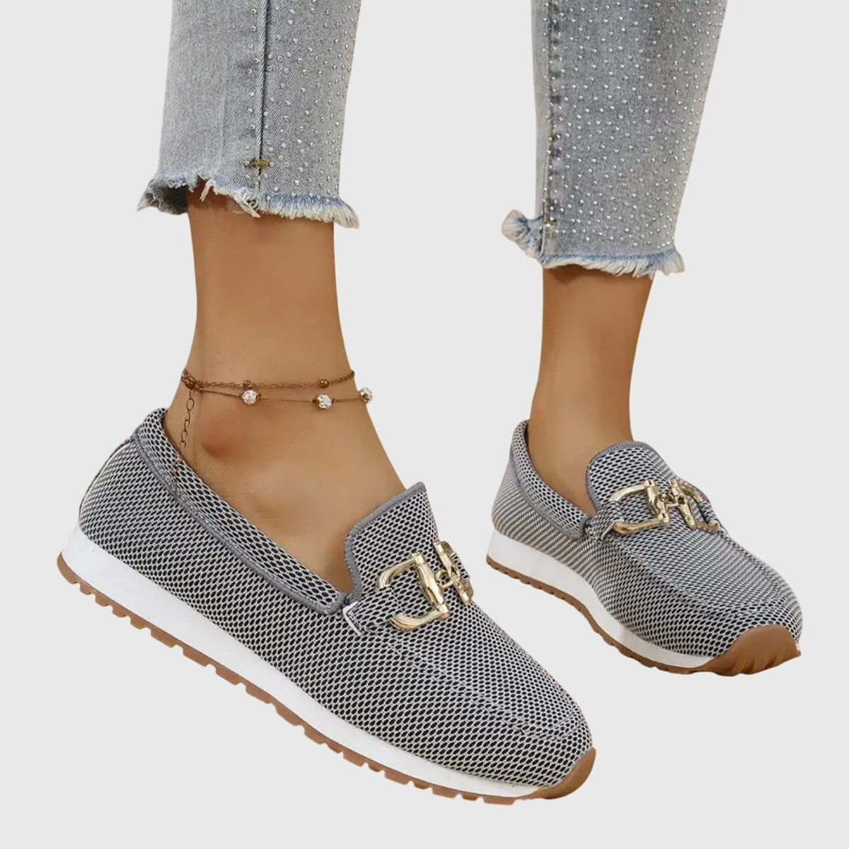 DELACROIX | Instappers Maille Met Platte Platform Michèle