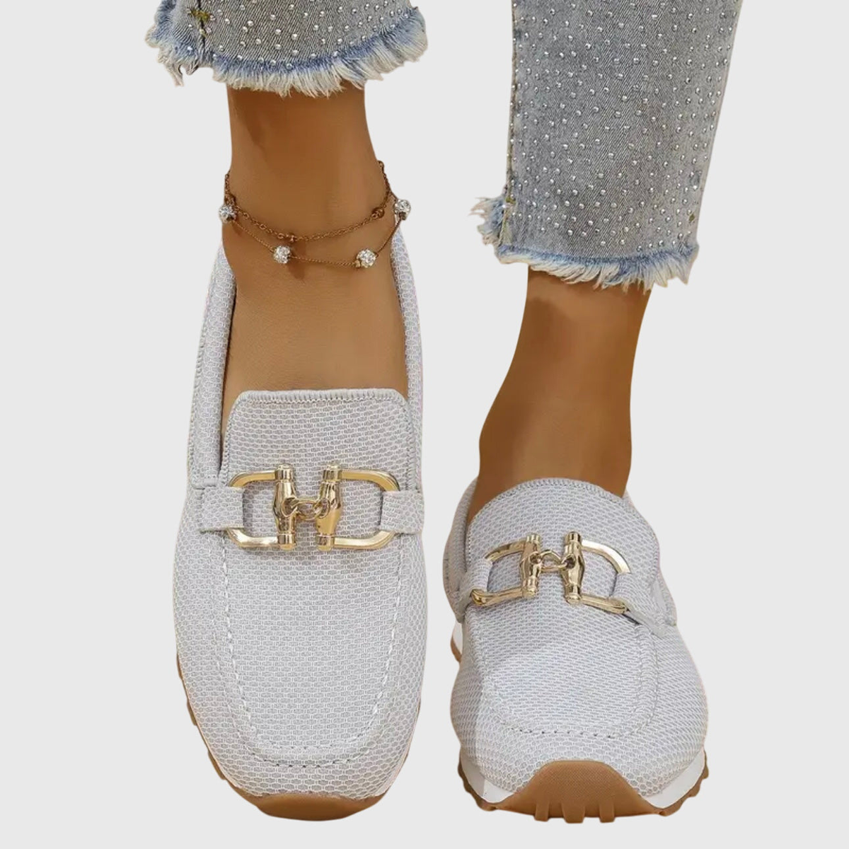 DELACROIX | Instappers Maille Met Platte Platform Michèle