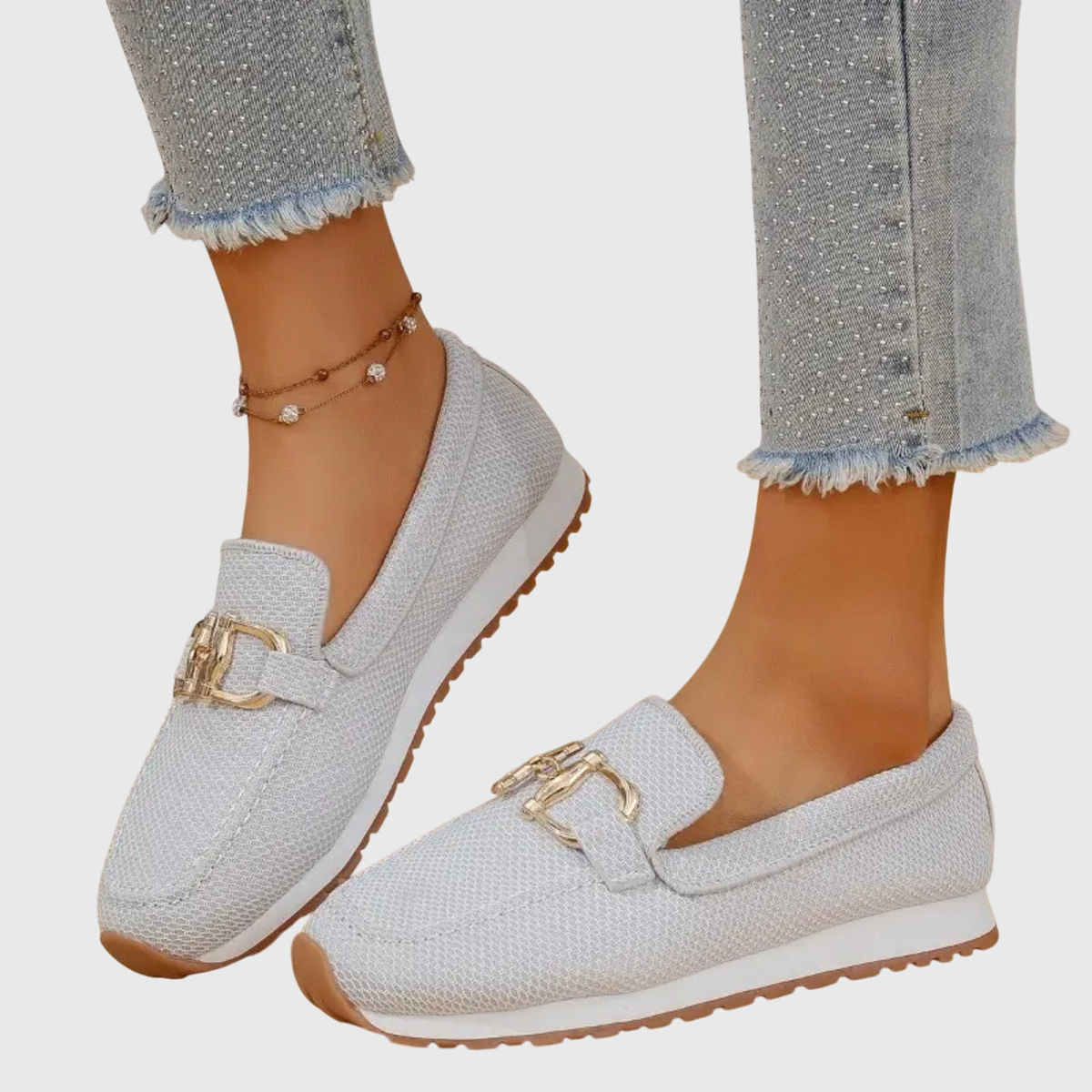 DELACROIX | Instappers Maille Met Platte Platform Michèle