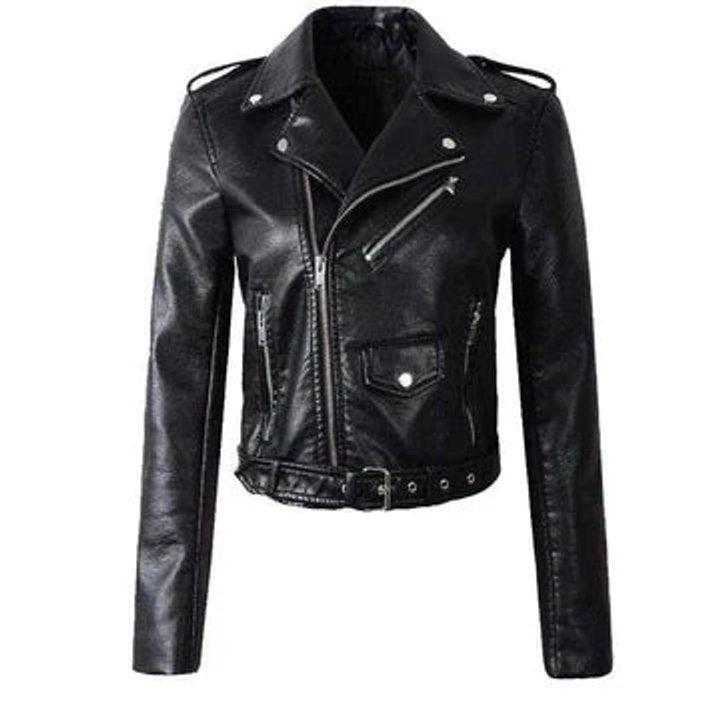 Renée | Getailleerde Bikerjas
