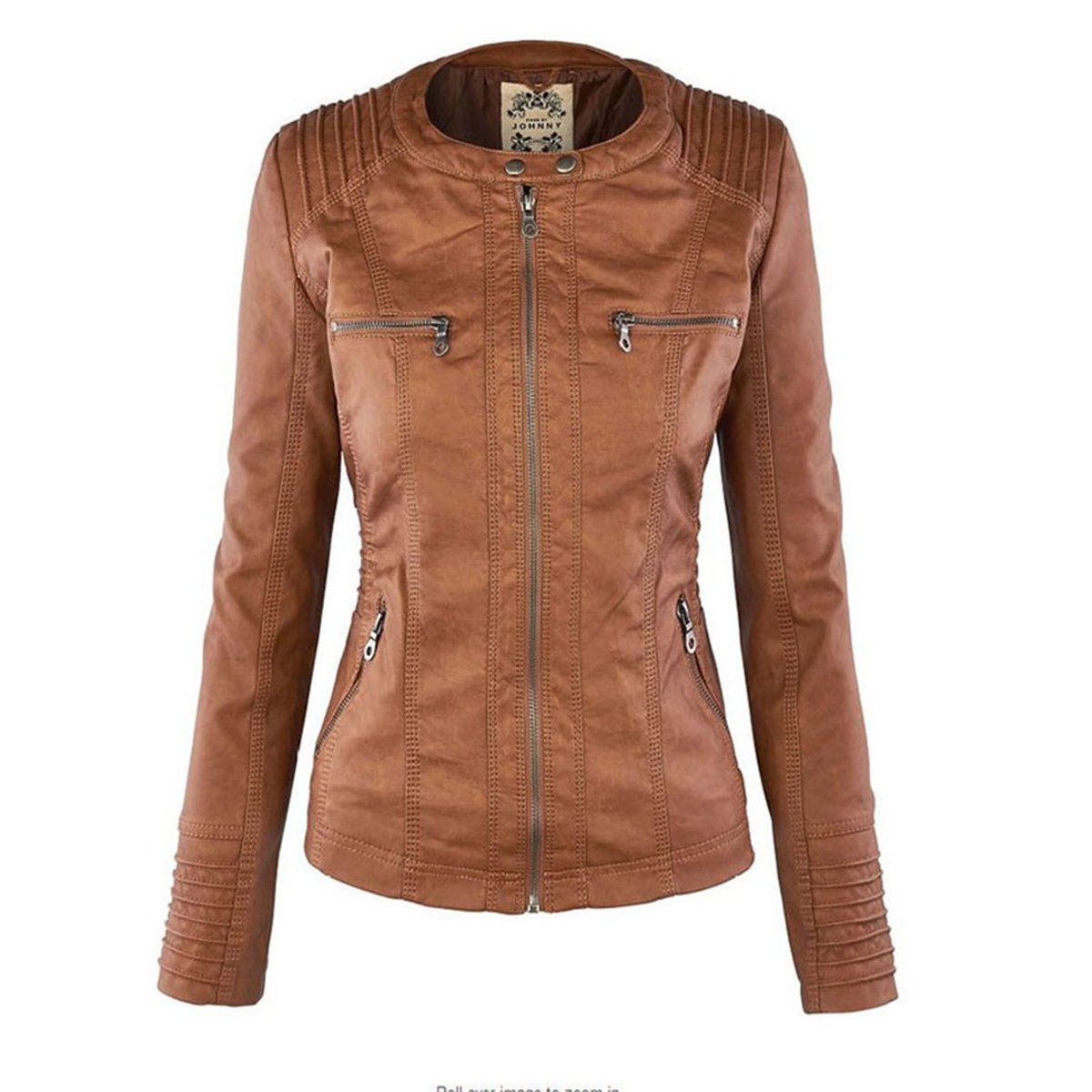 Cornelie | Stijlvol Bikerjack met Afneembare Capuchon