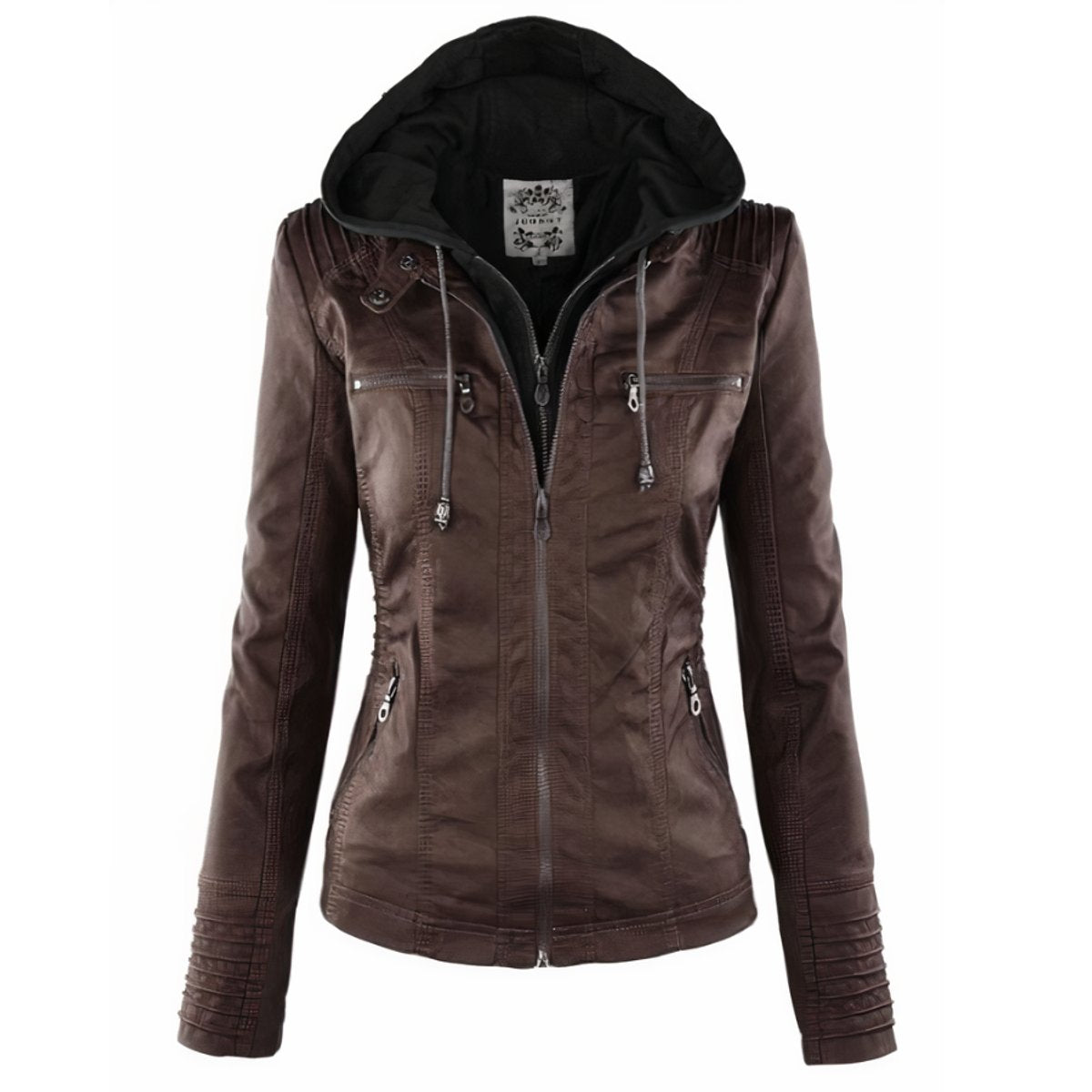 Charlotte | Verfijnd Capuchonjack met Afneembare Capuchon
