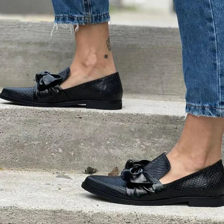 DELACROIX | Mocassins Strik Puntige Neus Brigitte